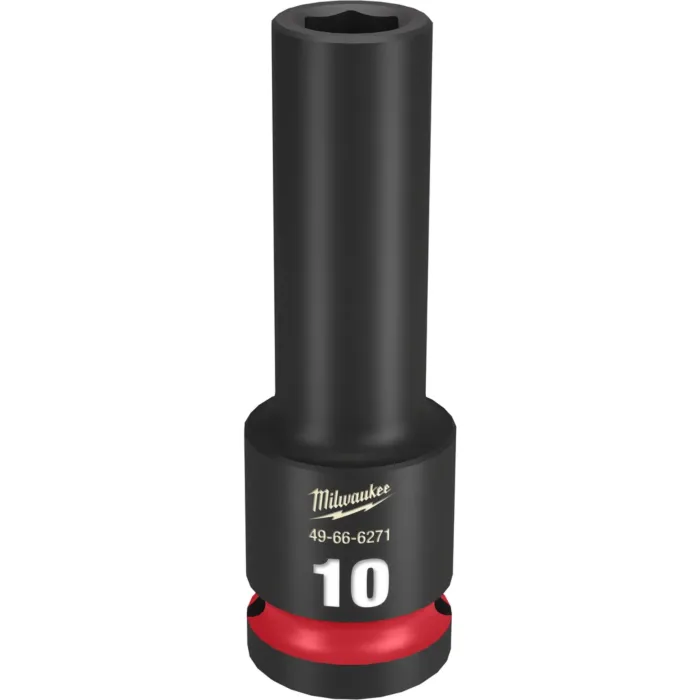Milwaukee SHOCKWAVE™ Impact Duty 1/2" Drive 10MM Deep 6 Point Socket