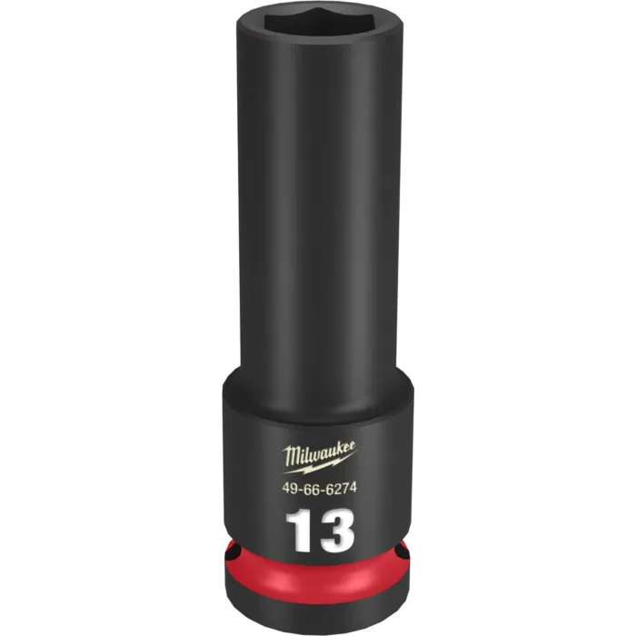 Milwaukee SHOCKWAVE™ Impact Duty 1/2" Drive 13MM Deep 6 Point Socket
