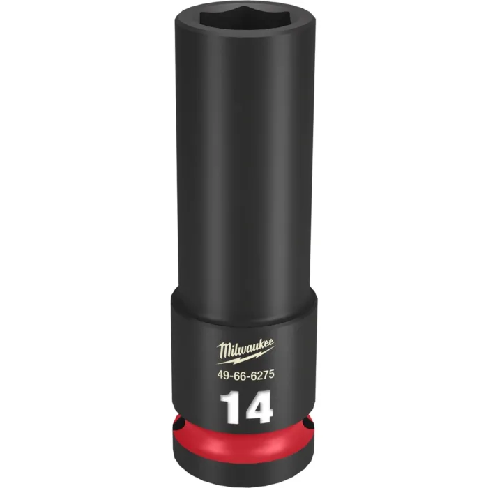 Milwaukee SHOCKWAVE™ Impact Duty 1/2" Drive 14MM Deep 6 Point Socket