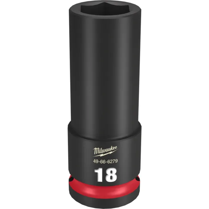 Milwaukee SHOCKWAVE™ Impact Duty 1/2" Drive 18MM Deep 6 Point Socket