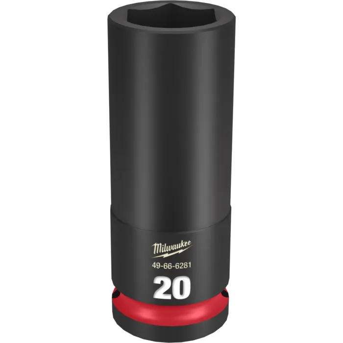 Milwaukee SHOCKWAVE™ Impact Duty 1/2" Drive 20MM Deep 6 Point Socket