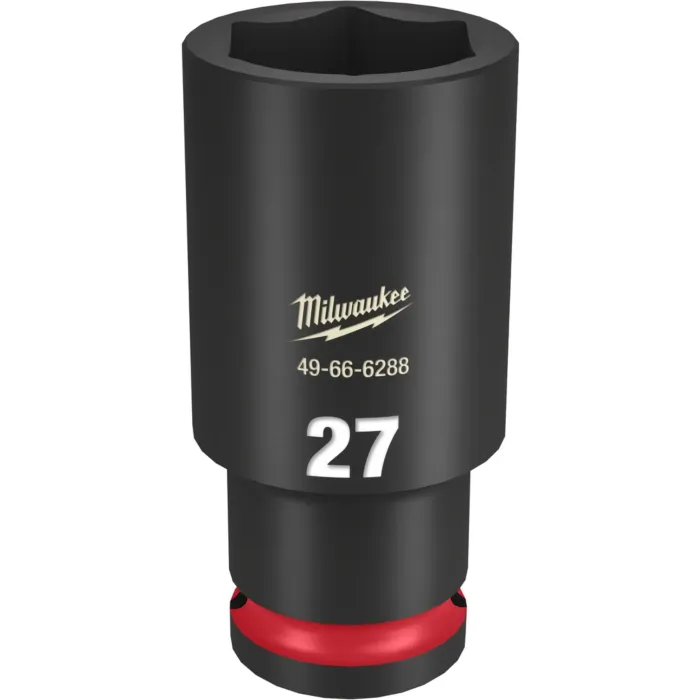 Milwaukee SHOCKWAVE™ Impact Duty 1/2" Drive 27MM Deep 6 Point Socket