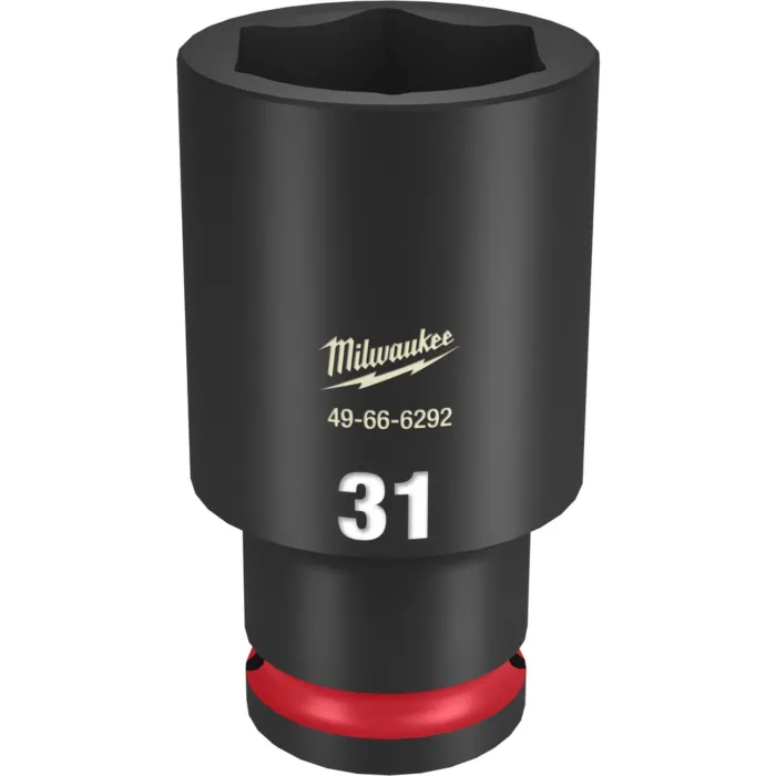 Milwaukee SHOCKWAVE™ Impact Duty 1/2" Drive 31MM Deep 6 Point Socket