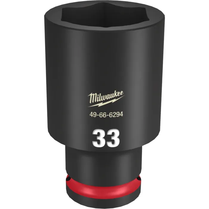 Milwaukee SHOCKWAVE™ Impact Duty 1/2" Drive 33MM Deep 6 Point Socket