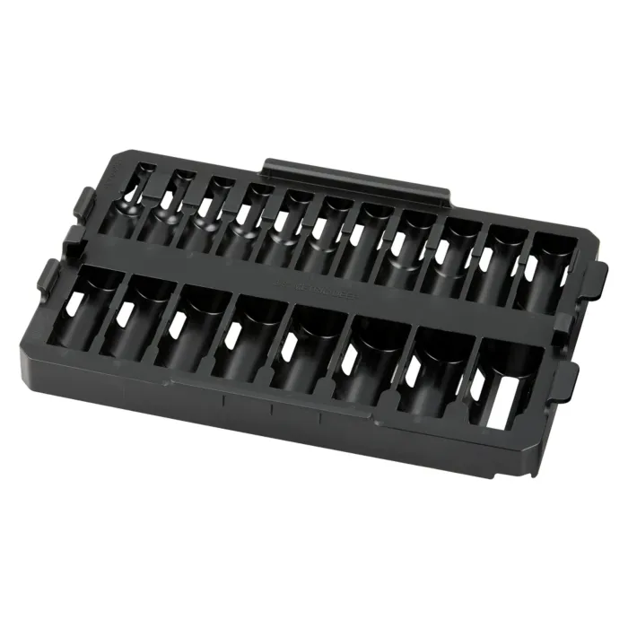 Milwaukee 19PC SHOCKWAVE™ Impact Duty Socket 3/8” Drive MM TRAY ONLY