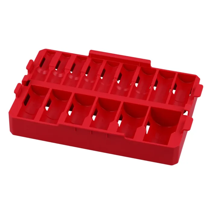 Milwaukee 15PC SHOCKWAVE™ Impact Duty Socket 1/2” Drive SAE TRAY ONLY