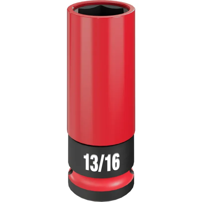Milwaukee SHOCKWAVE™ Impact Duty 1/2 Drive 13/16" SAE Lug Nut Wheel Socket
