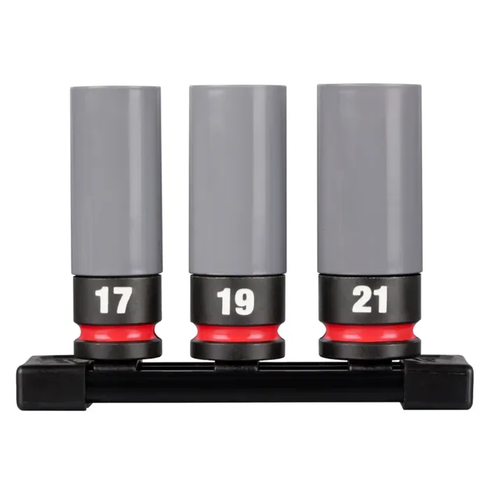 Milwaukee SHOCKWAVE™ Impact Duty 1/2 Drive Metric 3PC Lug Nut Wheel Socket Set