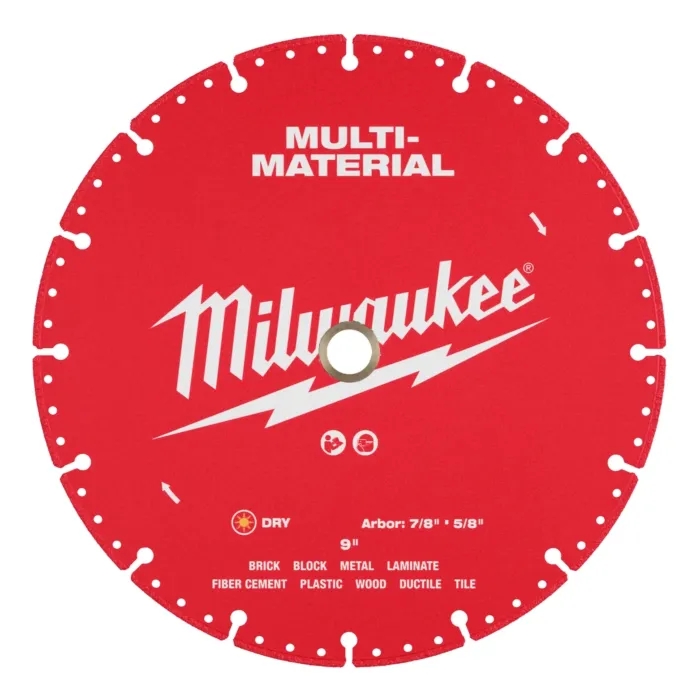 Milwaukee Multi-Material Diamond Blade - 9 in.