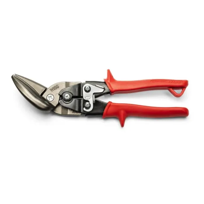 Wiss Offset Aviation Left Snips (Red) 9-1/4 in.