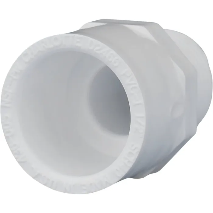 Charlotte Pipe 1/2 In. x 1/2 In. Schedule 40 Male PVC Adapter
