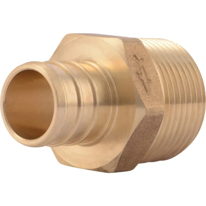 SHARKBITE SharkBite 3/4 In. CF x 3/4 In. MPT Brass PEX Adapter