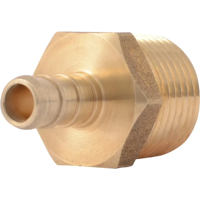 SHARKBITE SharkBite 3/8 In. CF x 1/2 In. MPT Brass PEX Adapter
