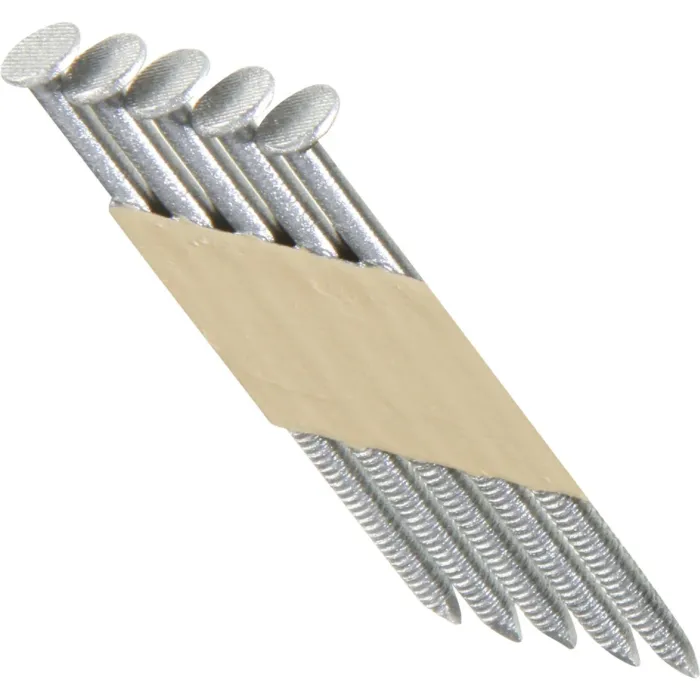 Grip-Rite 30 Degree Paper Tape Stainless Steel Offset Round Head Framing Stick Nail, 2-3/8 In. x .120 In. (1000 Ct.)
