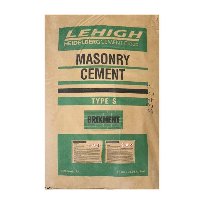 Lehigh 75 lb Multi-Walled Bag Type S Mortar Cement