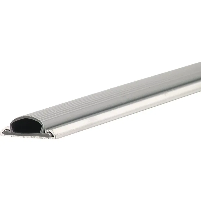 M-D Building Products 1.25 In. W. x 0.5 In. H. x 36 In. L. Aluminum Silver Door Bottom