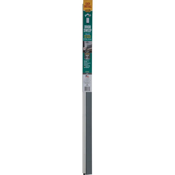 M-D Building Products 36 In. Aluminum and Vinyl CINCH Self-Adhesive Door Sweep, Silver