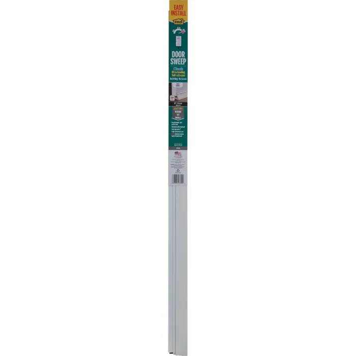 M-D Building Products 36 In. Aluminum and Vinyl CINCH Self-Adhesive Door Sweep, White