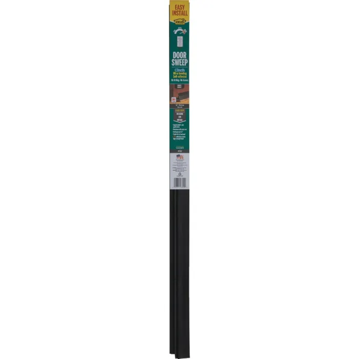 M-D Building Products 36 In. Aluminum and Vinyl CINCH Self-Adhesive Door Sweep, Brown