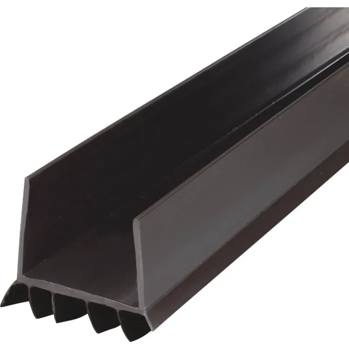M-D Building Products CINCH 2 In. W. x 1.75 In. H. x 36 In. L. Vinyl Brown Door Bottom