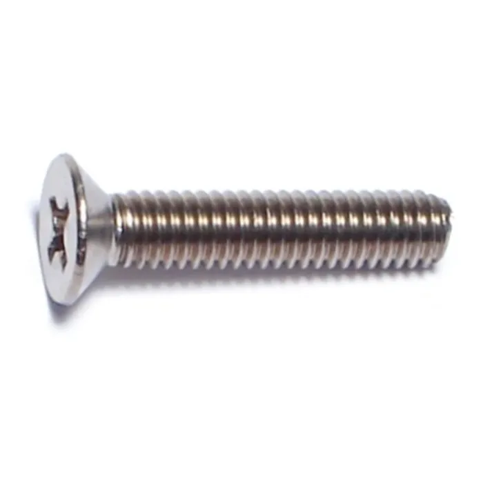 4 mm - 0.70 x 20 mm Machine Screw, Phillips Flat Head, Zinc 