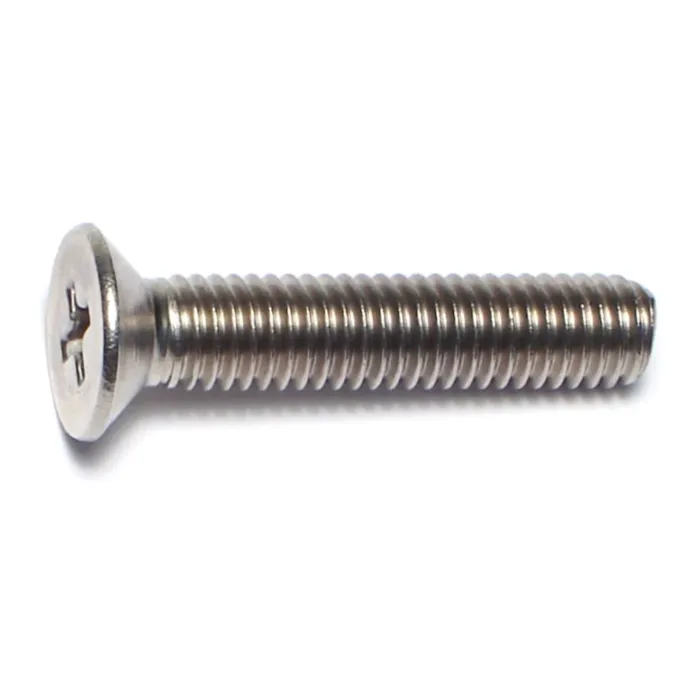 5 mm - 0.80 x 25 mm Machine Screw, Phillips Flat Head, Stainless Steel 