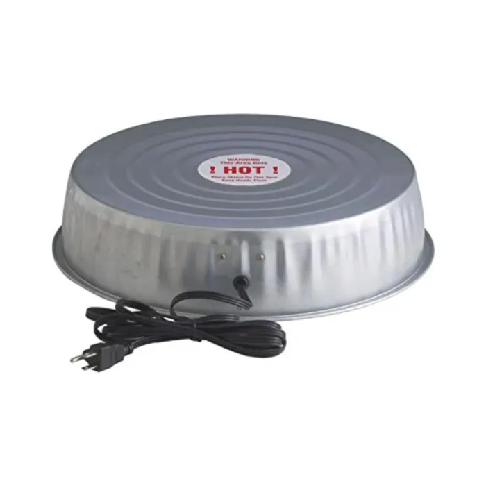 Little Giant Products 16.25 in Dia x 3.687 in H Galvanized Steel Material Electric Heater Base