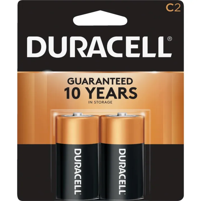 DuraCell CopperTop C Alkaline Battery (2-Pack)