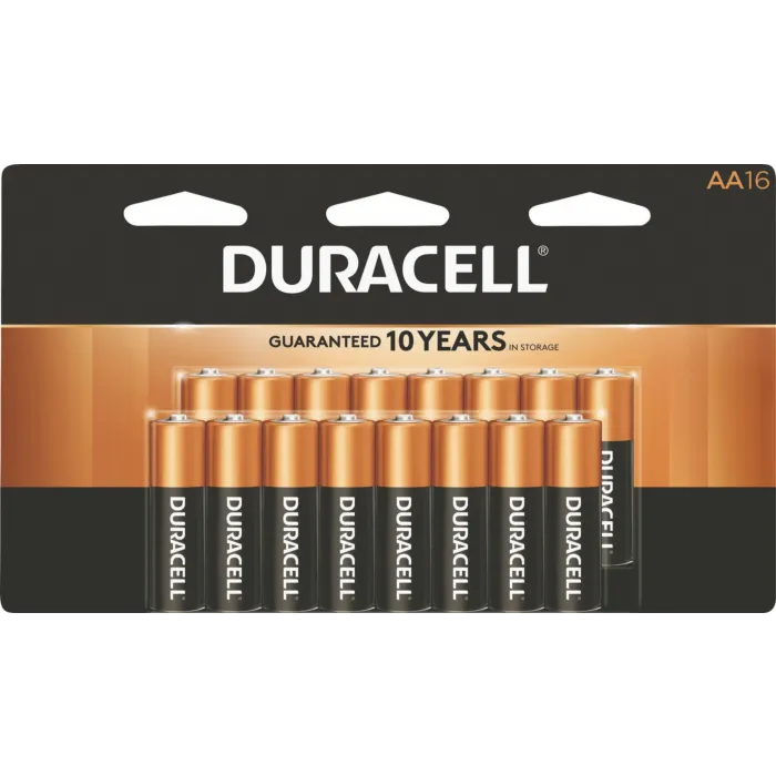 DuraCell CopperTop AA Alkaline Battery (16-Pack)