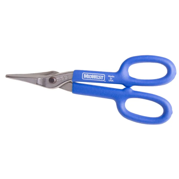 Midwest 22/26 (CR/SS) 2-1/2 in Tin Straight Tinner Snip