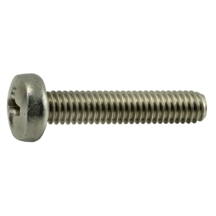 4 mm - 0.70 x 20 mm Machine Screw, Phillips Pan Head, Zinc 