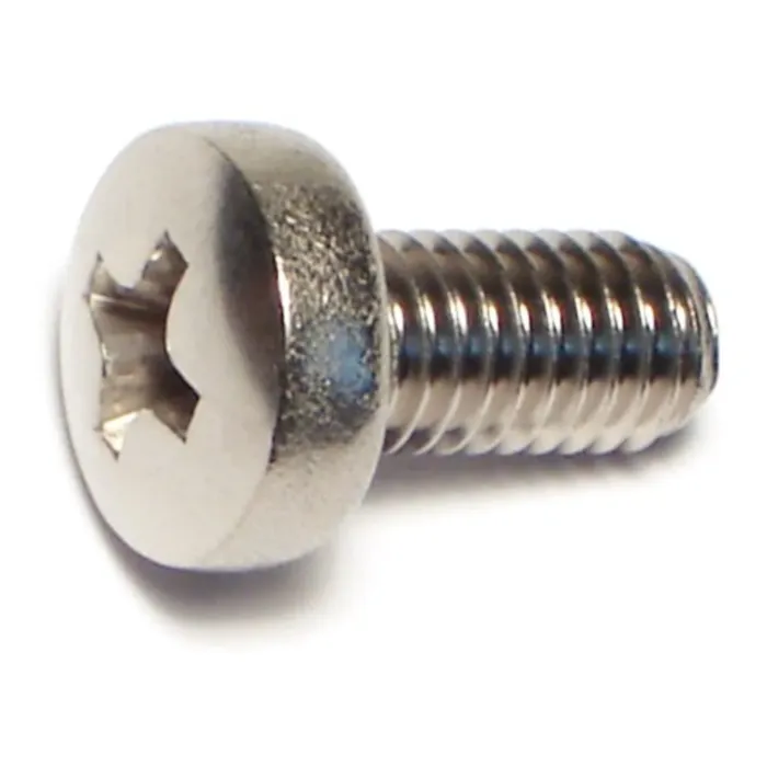 5 mm - 0.80 x 10 mm Machine Screw, Phillips Pan Head, Zinc 