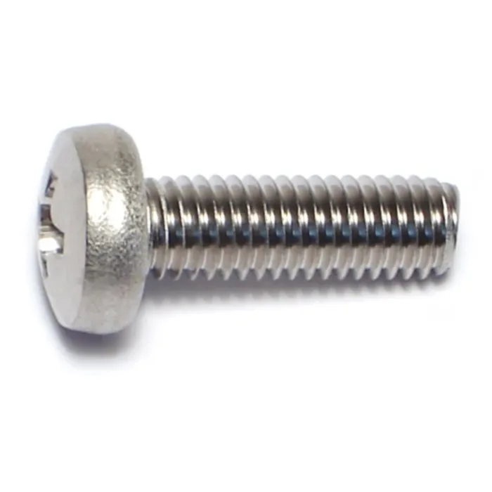 5 mm - 0.80 x 16 mm Machine Screw, Phillips Pan Head, Zinc 