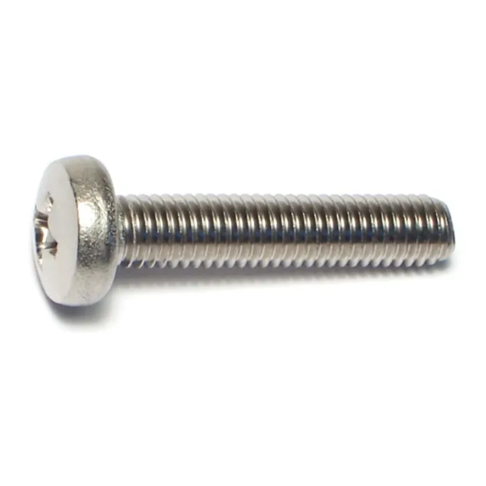 5 mm - 0.80 x 25 mm Machine Screw, Phillips Pan Head, Zinc 