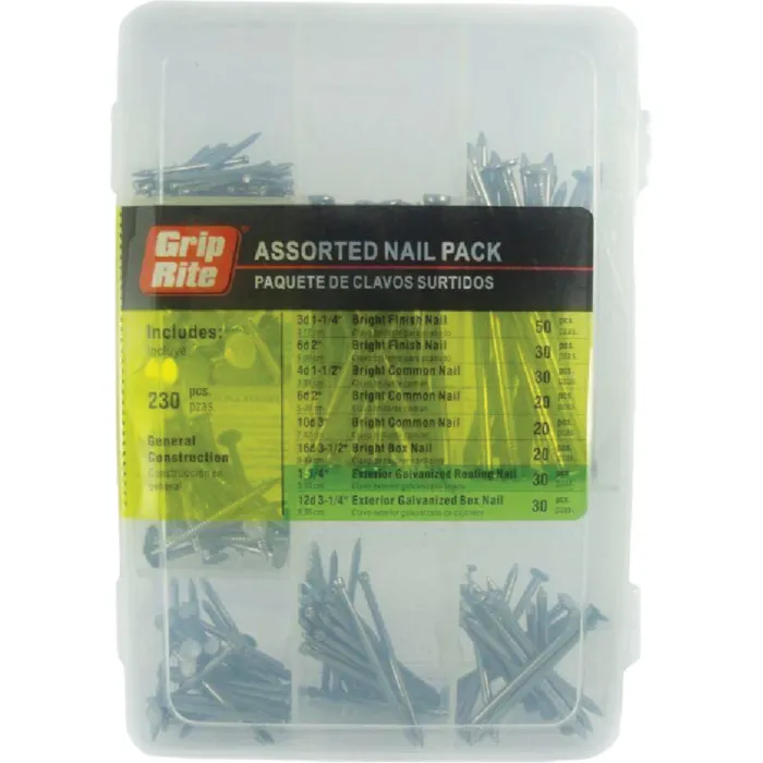 Do it Best Steel Nail Assortment Kit (230 Pcs.)