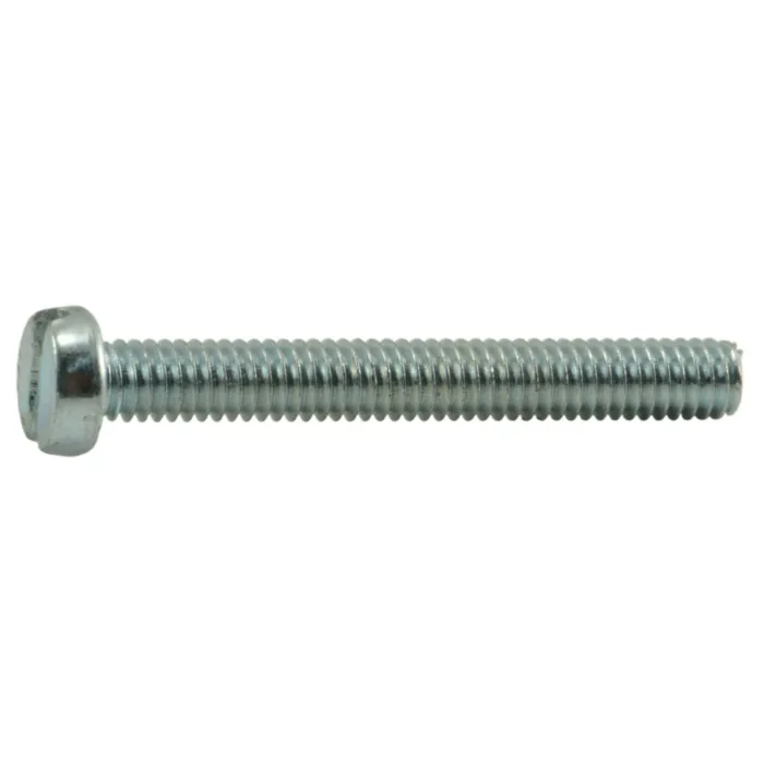 2.5 mm - 0.45 x 20 mm Machine Screw, Phillips Pan Head, Zinc 