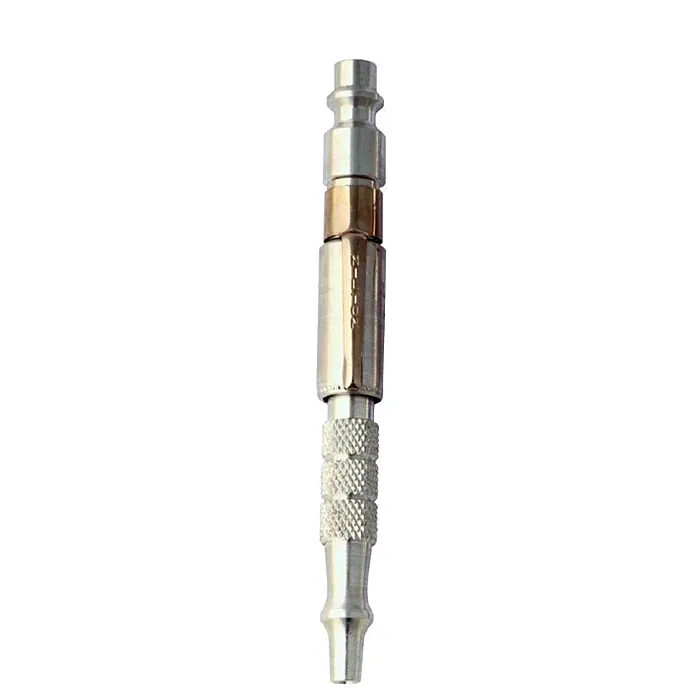 Milton Adjustable Pocket Air Blow Gun Tool M-Style Air Plug Connection Fitting with Pocket Clip 150 PSI