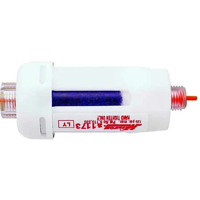 Milton 1/4 in NPT 15 scfm Air Line Mini Disposable Desiccant Filter