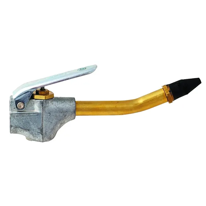 Milton 1/4 in NPT 11.4 scfm Lever Style Blow Gun and Bent Nozzle