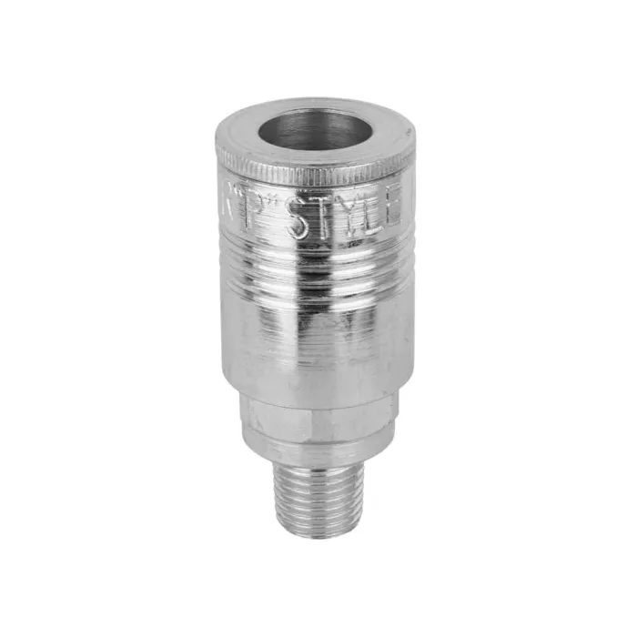 Milton 1/4 in MNPT Steel P-Style Hose Coupler