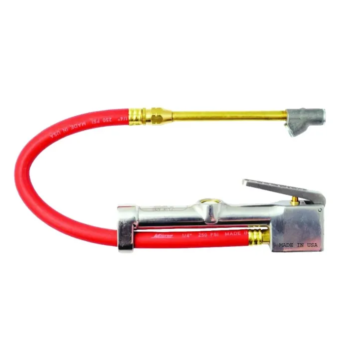 Milton 80 to 840 kpa 10 to 160 psi 15 in Straight Foot Chuck Tire Inflator Gauge