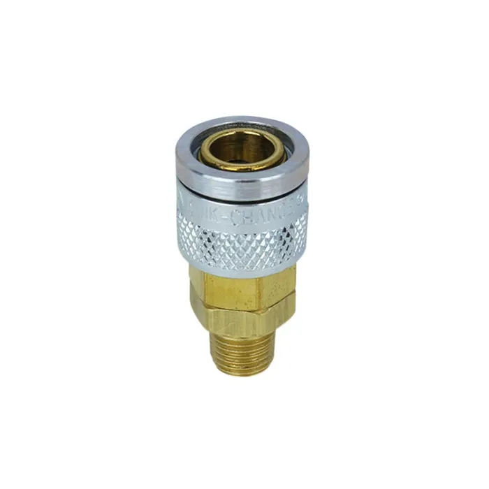 Milton 1/4 in MNPT Steel M-Style Hose Coupler