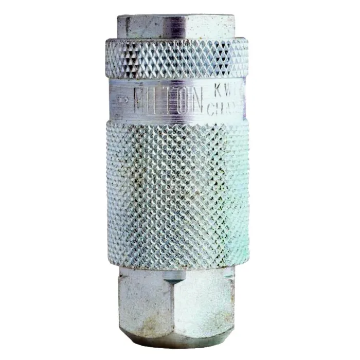 Milton 1/4 in FNPT Steel L-Style Hose Coupler