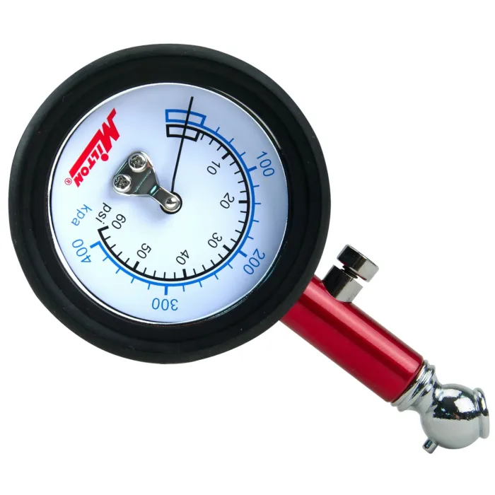 Milton 2 lb 0 to 60 psi 1 Dial Tire Gauge
