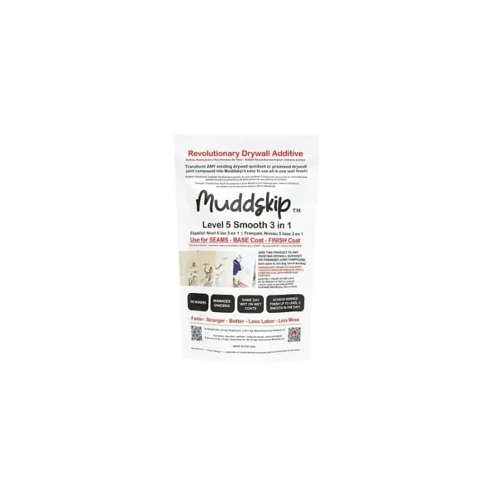 Muddskip Level 5 3-in-1 Smooth Drywall Additive - 2 lb