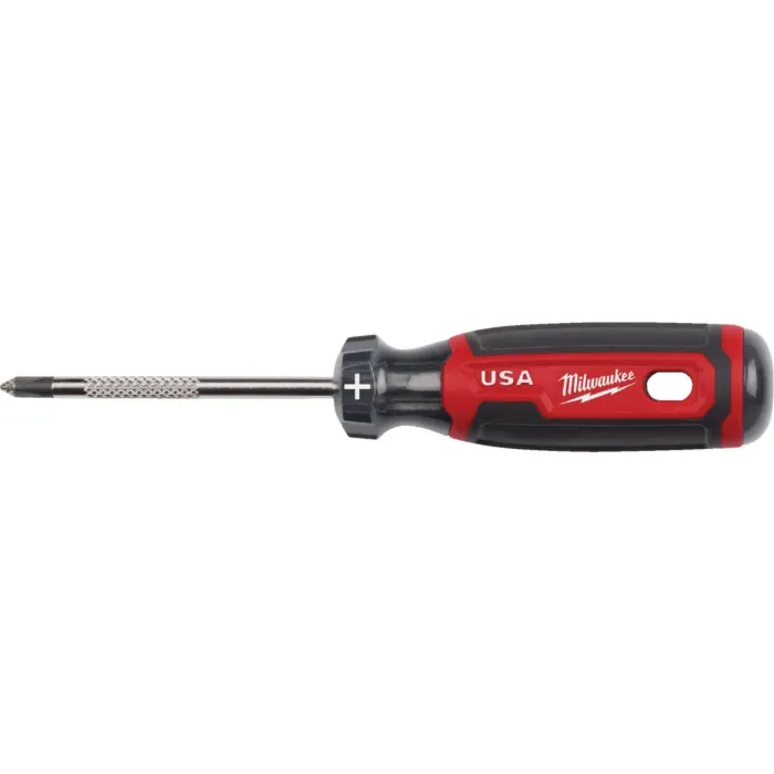 Milwaukee #1 Phillips 3" Cushion Grip Screwdriver (USA)