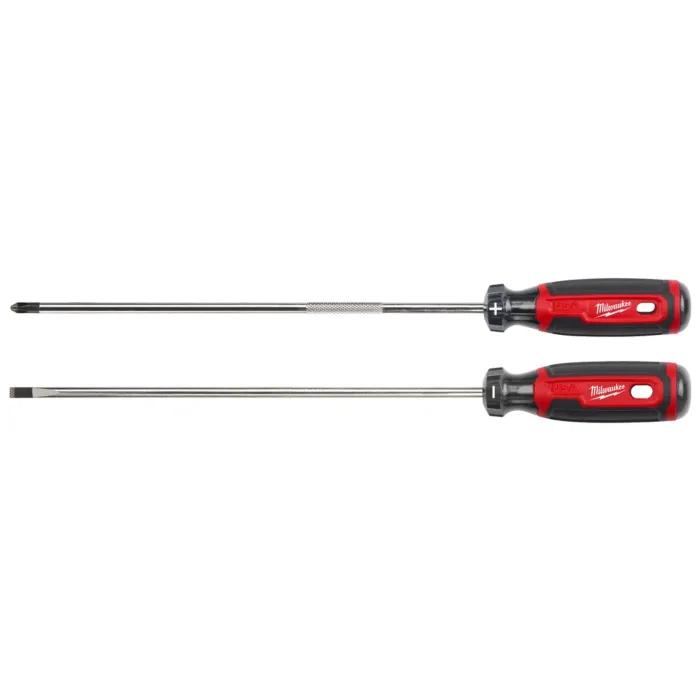 Milwaukee 1/4" Cabinet 10" Cushion Grip Screwdriver (USA)