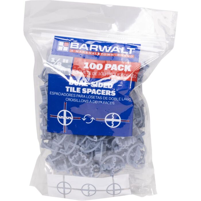 Marshalltown Dual-Sided 4-corner Spacer 1/8" 100pk