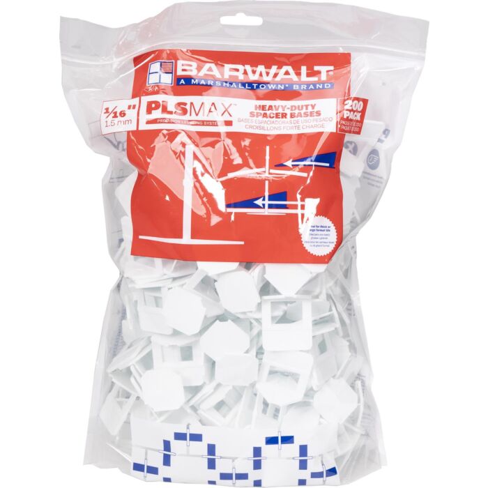 Marshalltown PLS Max™ Straight Spacer Base 1/16" 200 pk