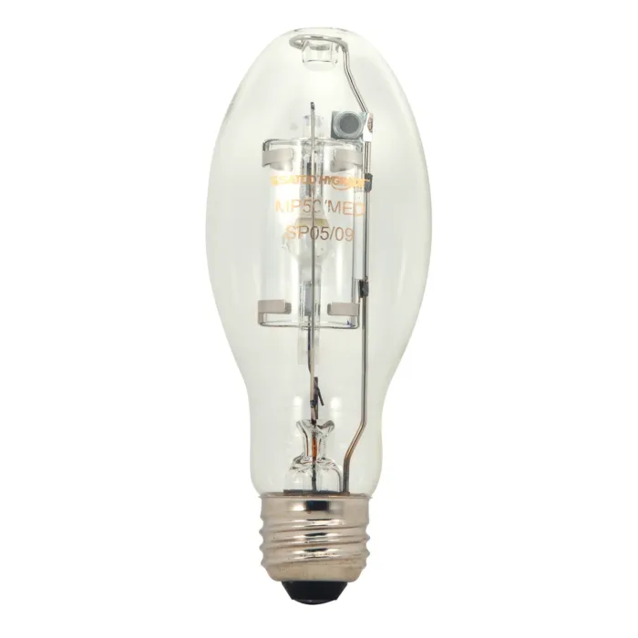 Satco 175 Watt - Metal Halide HID - Medium base - ED17 - Clear - 65 CRI - 4200K